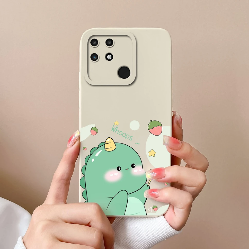 Fashion Love Heart Soft Smooth Liquid Silicone Phone Case - Bumper Cover