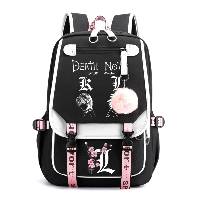

Death Note Teens School Bags for Boys Women Travel Knapsack Bag College Laptop Bag for Men 2023 Mochila Hombre Cute Girl Bagpack