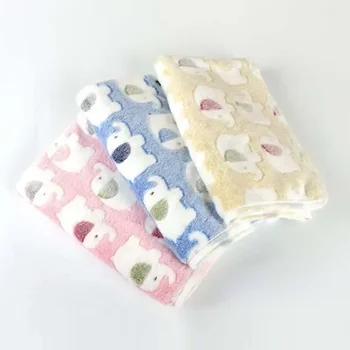 Cartoon Elephant Baby Blanket 1