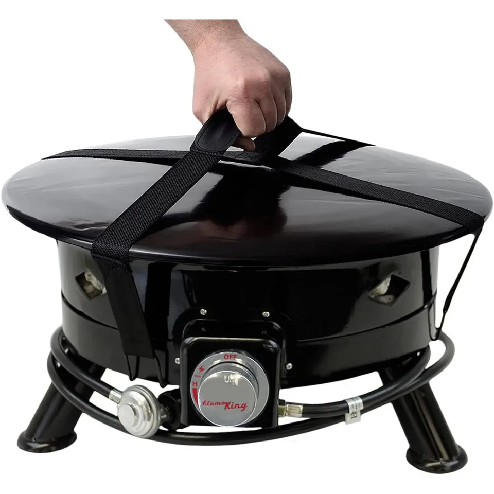 Portable Smokeless Propane Fire Pit 24 Inch 58K BTU