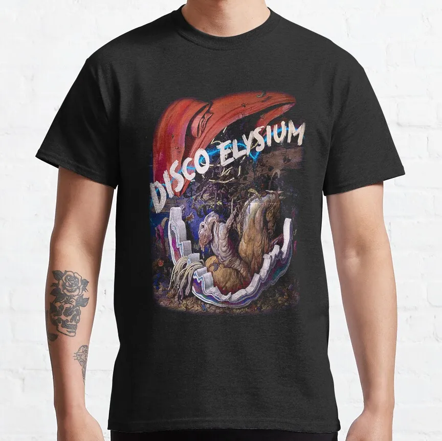Silkdusk's Pure Cotton Kim-Kitsuragi Graphic Tee - Funny Short Sleeve Round Collar Shirt