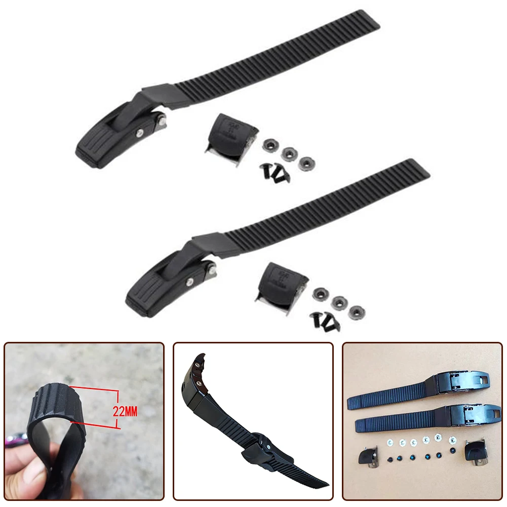 High Quality Outdoor Roller Skating Inline Skate Strap Clips PP Material Buckle Inline Skate Strap 16pcs/2 Set