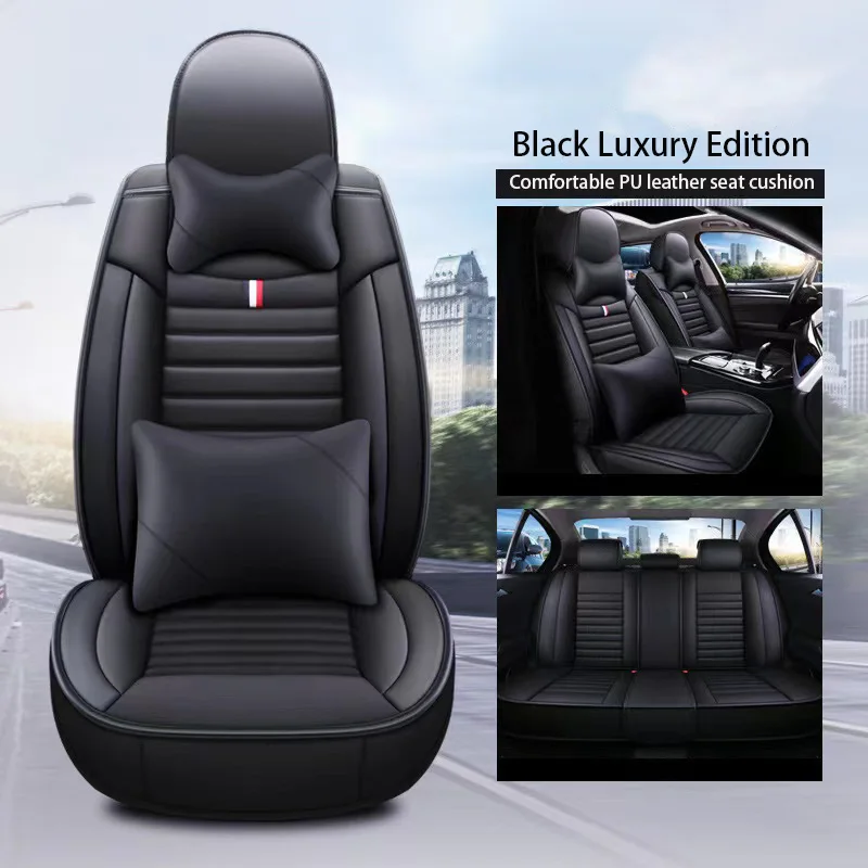 

WZBWZX Leather Car Seat Cover For Mercedes Benz All Models E Class GLK GLC S600 400 SL W212 W211 SLK Car Accessories