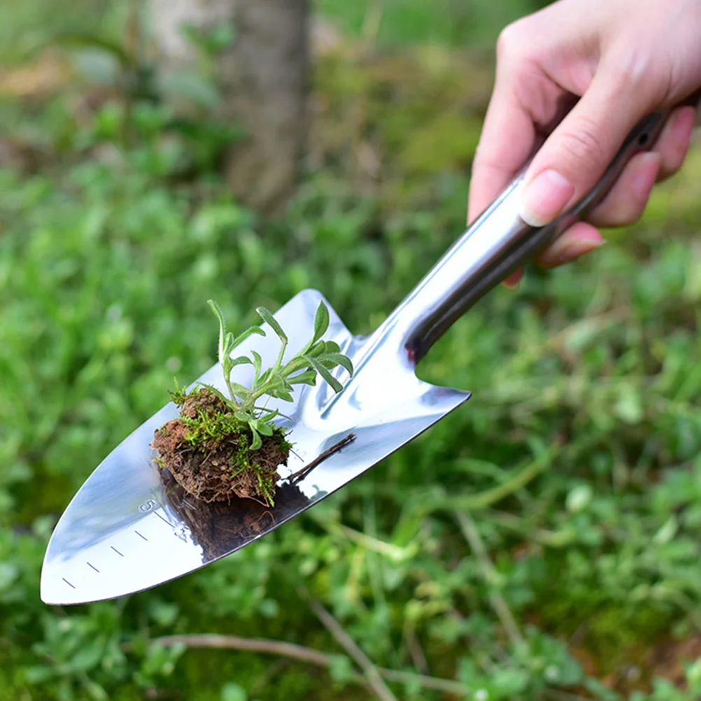 1 Set 3pcs Sand Sets Portable Garden Tools (Steel Color)