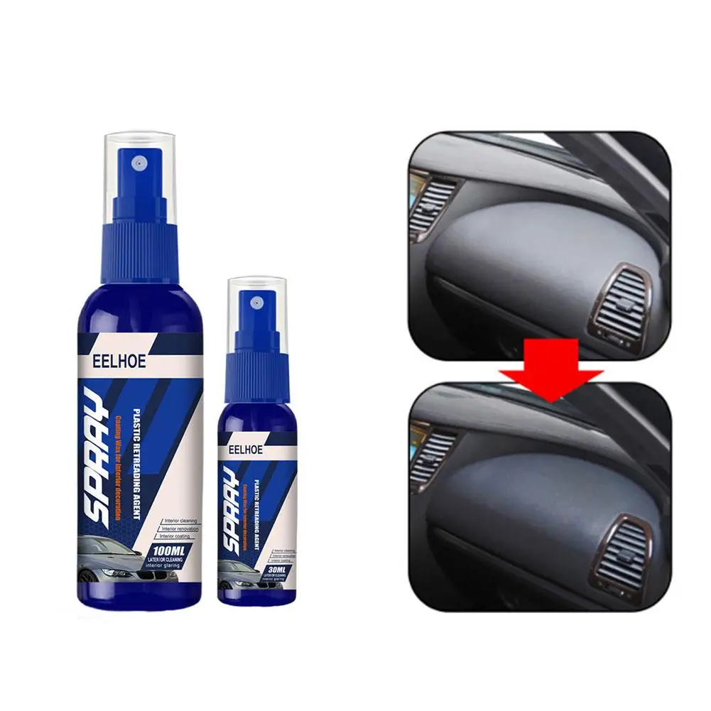 цена Car Plating Refurbishing Agent Anti Scratch Long Lasting Professional Plastic Parts Refurbish Agent Care Supplies 30ml/100ml