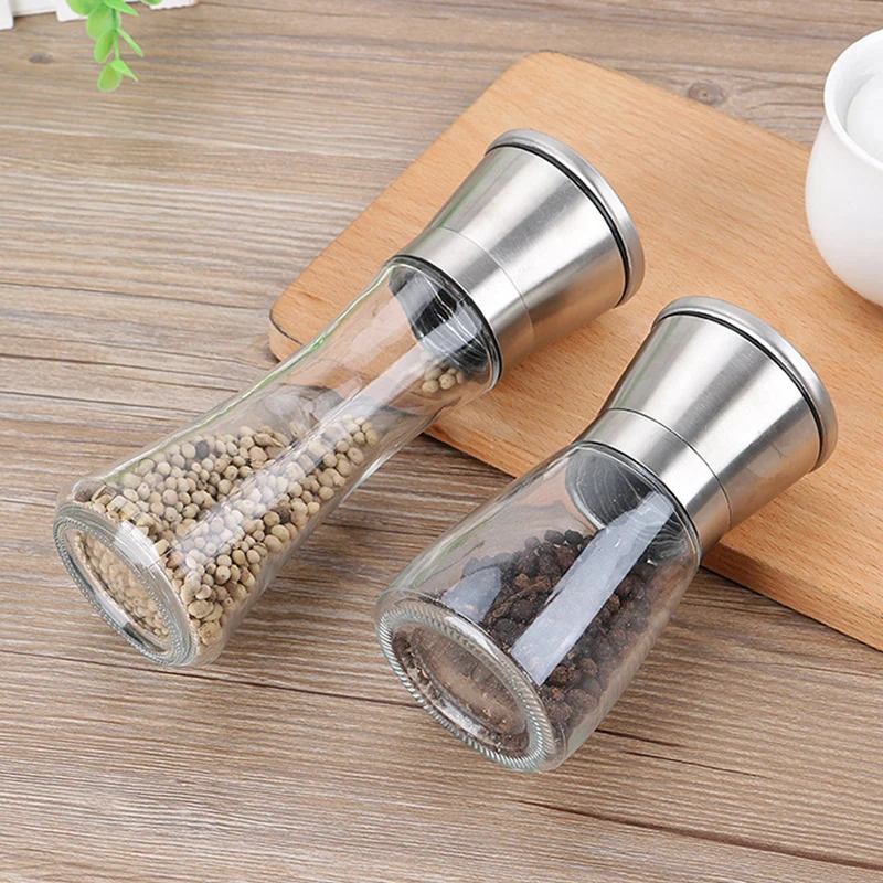 Stainless Steel Spice Salt and Pepper Grinder Kitchen Accessory 1PCS