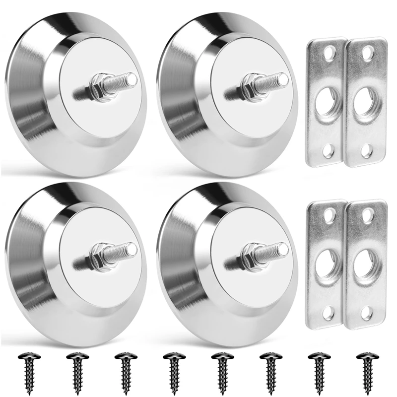 4 PCS Billiard/Pool Table Leg Levelers 5 Inch Metal Game Table Leg Levelers Heavy Duty Leveling Feets For Pool