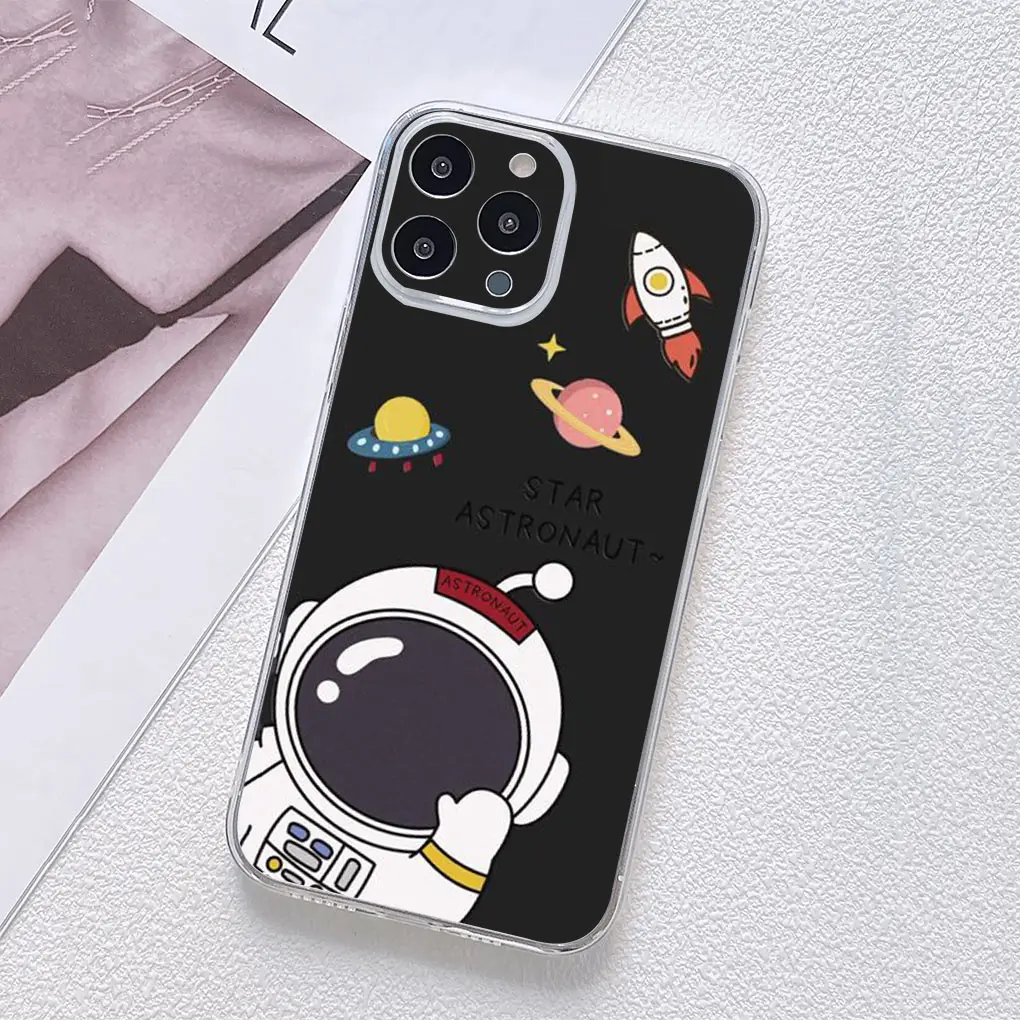 Moon Astronaut Galaxy Universe Starry Sky Phone Case