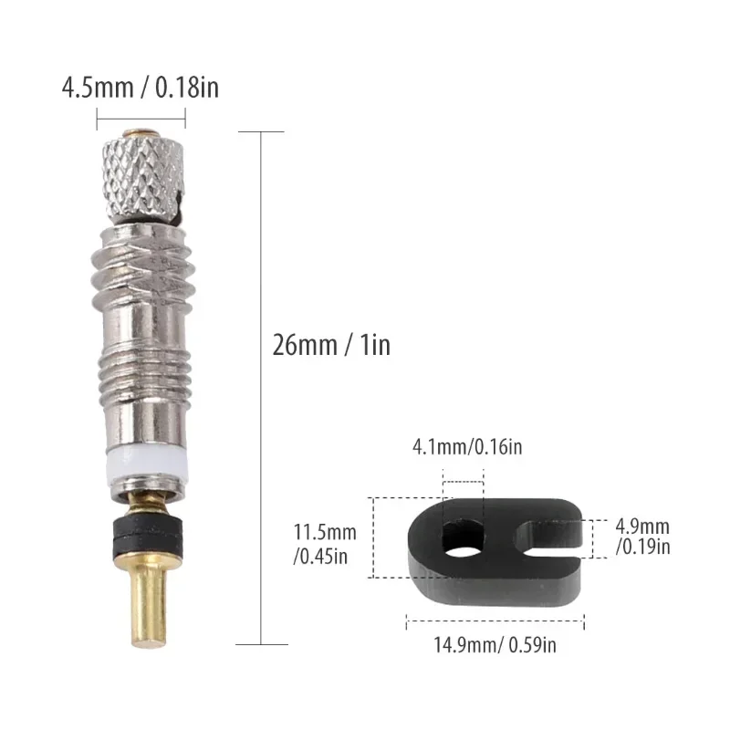 Bicycle Valve Core Remover Bicycle Valve Core Bicycle Valve Tool Bicycle Valve Replacement 12pcs Bicycle Removable Presta Valve Core Bike Replacement Brass Tubeless Core Remover Tool for Tubeless Road MTB Cycling