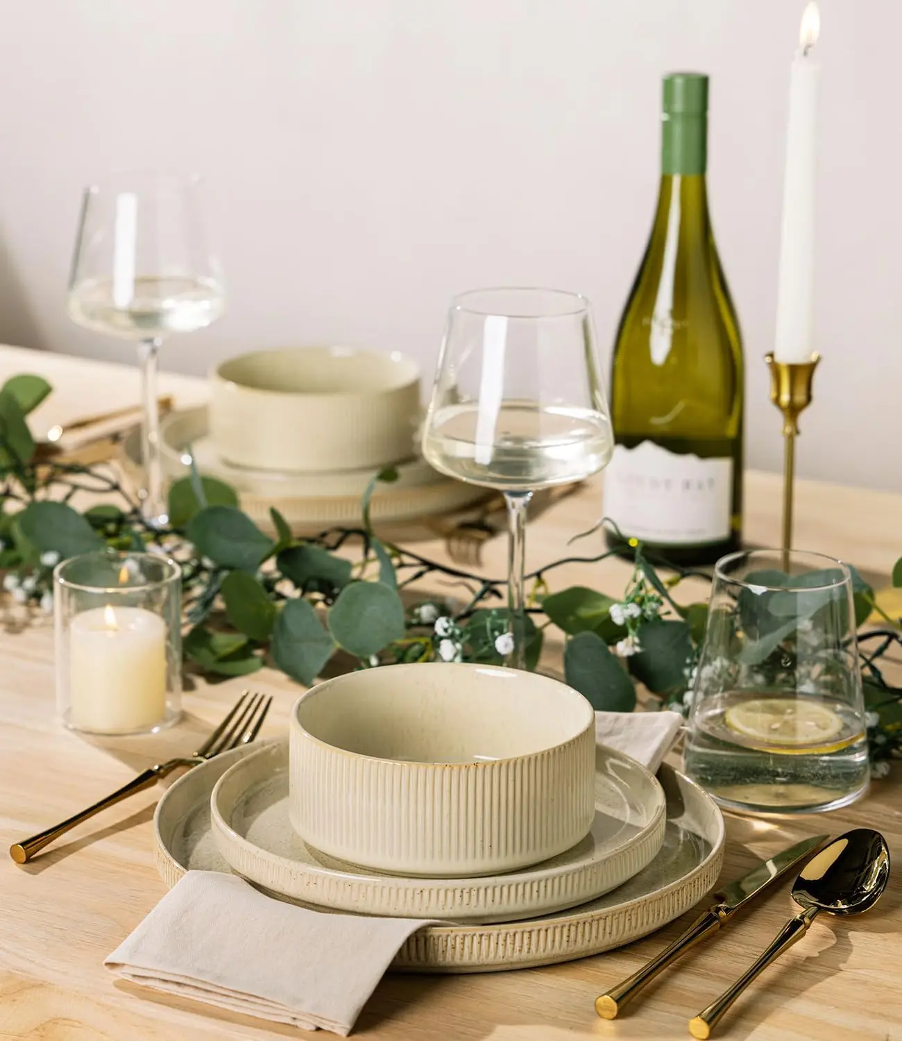 12-Piece Speckled Ceramic Dinnerware Set 6