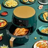 Multifunction 1400W Air Fryer 4.5L Oil Free Health Cooker Touch LCD Display No-Stick Pan Fry Bake Heating Roast Kitchen Machine 1