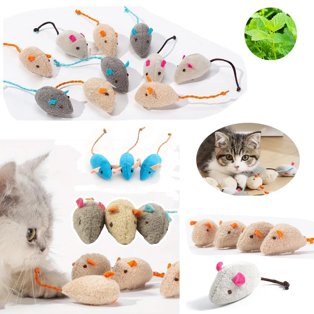 Catnip Rattle Mouse Toys 1