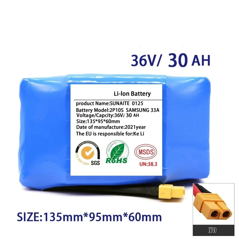 100-original-36v-30ah-Lithium-batterie-10-s2p-36V-Batterie-30000mah ...