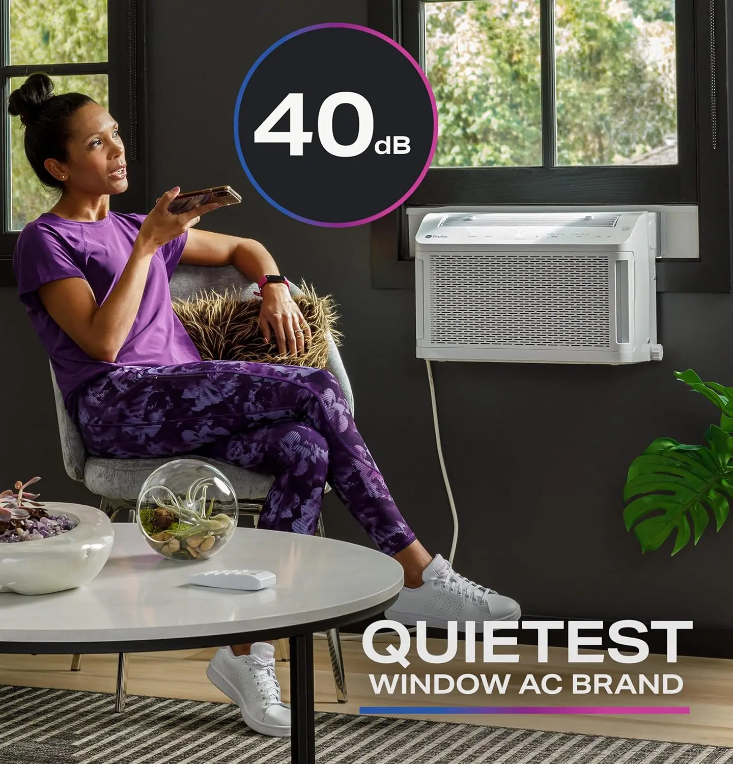View Inverter Window Air Conditioner Unit, 10,300 BTU, U-Shaped Adjustable Depth, Energy Efficient Cooling up to 450 sq ft 3