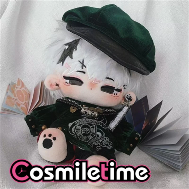 

Крутой парень джентльмен для плюшевой куклы 20 см зеленая одежда косплей платье аксессуары для косплея Аниме Фигурки игрушки рождественские подарки