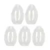 Transparent Plastic Egg Shaped Container for Makeup Sponge - Portable for cosplay and for stud Earrings 1