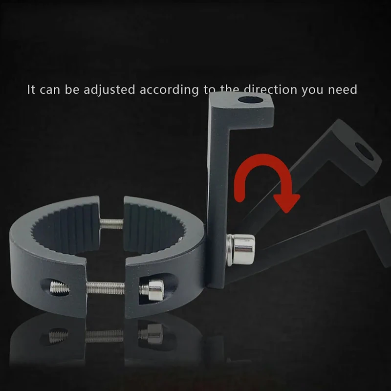 Motorcycle Light Bracket Adjustable Motorcycle Headlight Spotlight Mount Fog Light Fork Ear Chopper Headlamp Holder