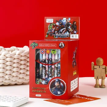 Disney 12 pezzi penna gel cartone animato Iron Man penna da scrittura cancellabile penna gel nera/blu studente di cancelleria all'ingrosso 1