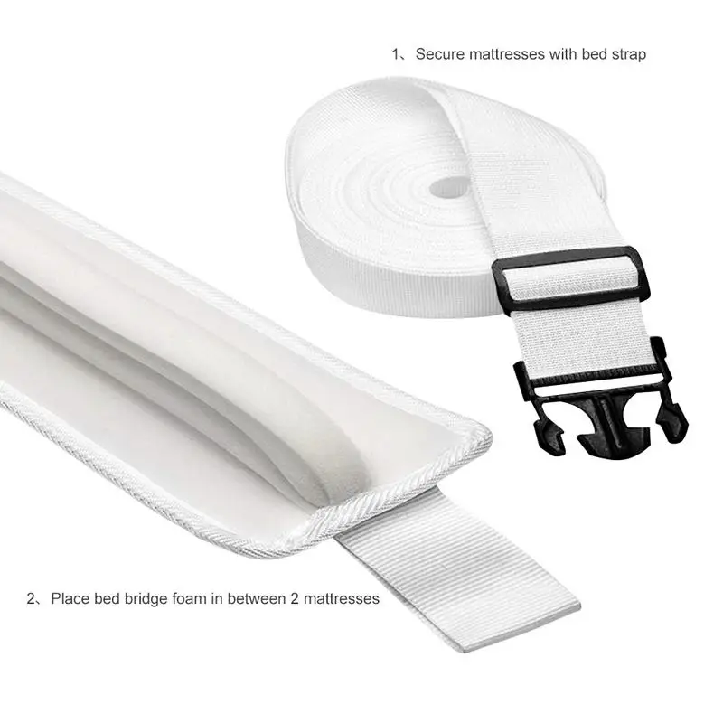 Bed Bridge Twin To King Converter Kit Bed Filler To Make Twin Beds Into King Connector Twin Mattress Connector for Hotels twin king converter kit
