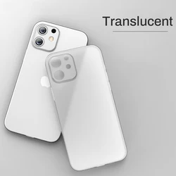 Sleek Matte Transparent Phone Case - Ultra Thin Design - 6Plus or 6SPlus (White)