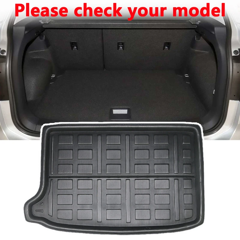 Für vw volkswagen t-cross zubehör 2023 2019 ~ t cross auto kofferraum matte  cargo liner wasserdichtes teppich lager pad eva material - AliExpress