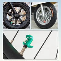 Capuchons de valve de vélo universels à motif de dessin animé, accessoires pour VTT et vélos de route, capuchons de valve de pneu à valve française 6