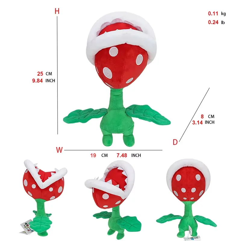 thumbnail image 1 of 41Styles Mario Luigi Toad Toadette Doll Princess Peach Ice Fire Flower Poison Piranha Plant Super Star Bob-omb Stuff Plush Toy, 1 of 5