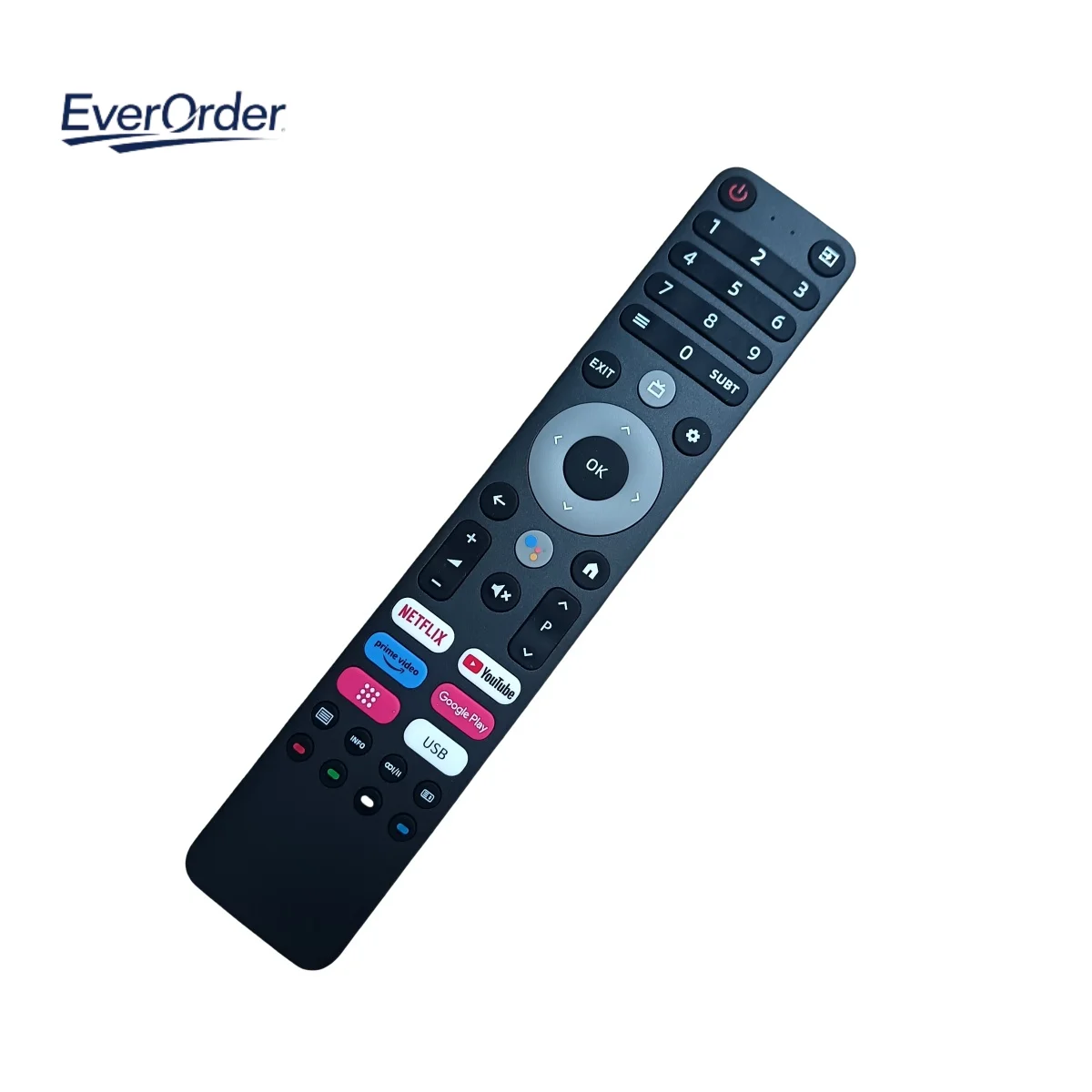 새로운 오리지널 음성 리모컨 UD 32W5210 및 AIWA 58b4k 및 CHIQ U55G7PG 스마트 TV에 적합