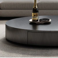 Tables basses de luxe italiennes moderne haut de gamme en acier inoxydable Table basse centrale ovale en verre meubles de maison Escritorios FYCT 4