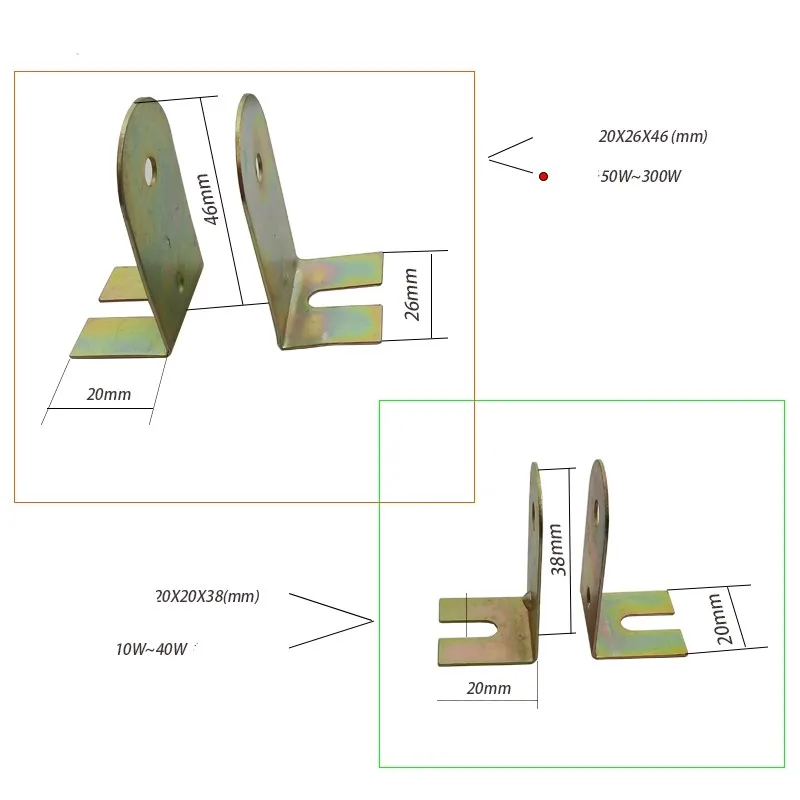 Soporte de RX20-ZG11 para tubería de cerámica, condensador de descarga, resistencia esmaltada