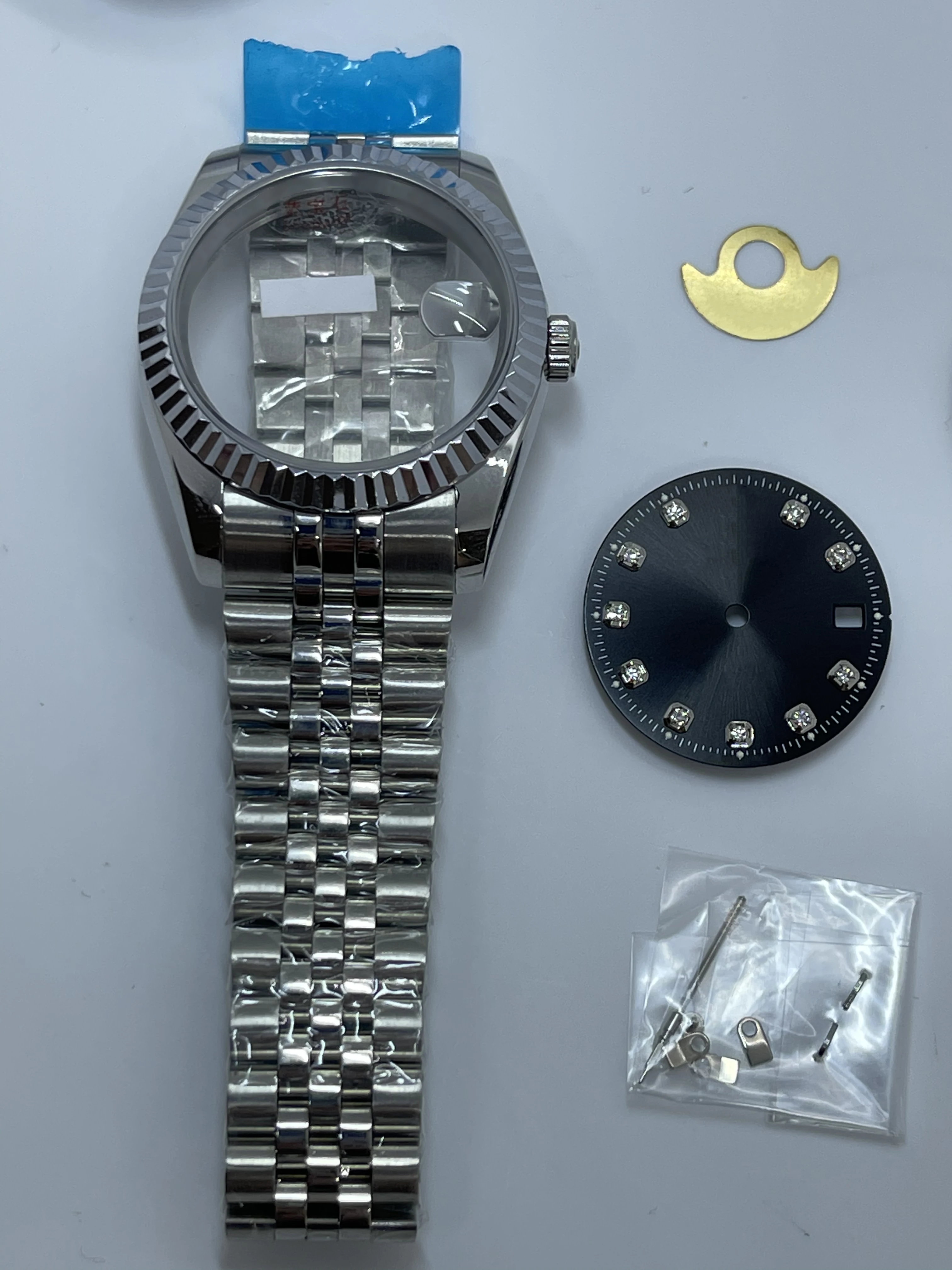 36mm Watch Accessories Sapphire Case Set Dial For 2824/2836/2846/8200