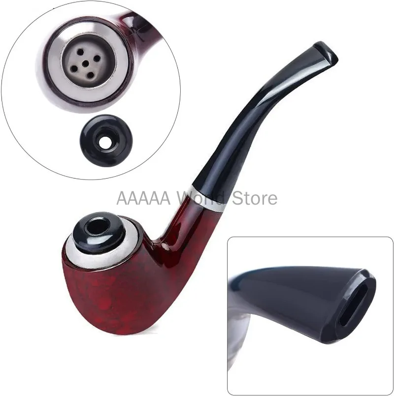 Adults Detective Costume Accessories Set Detective Hat Pipe Magnifying Glass Bow Tie Fake Mustache Lensless Glasses for Role