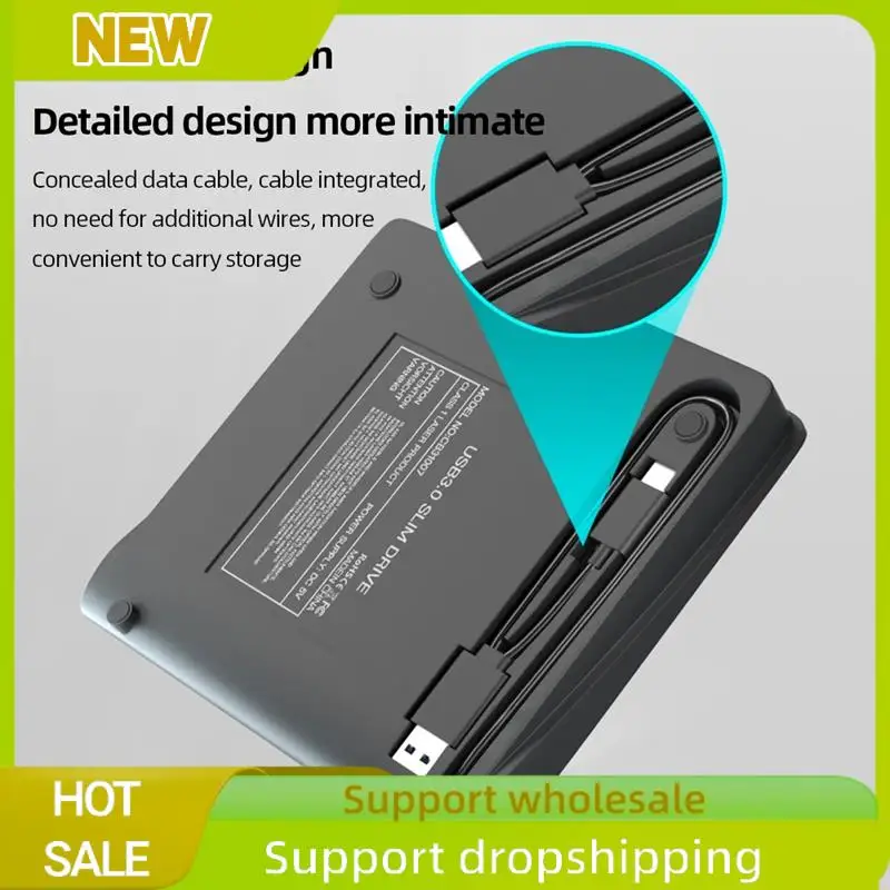 USB 3.0 Type-C Slim External DVD RW CD Writer Drive Burner Reader Player Optical Drives For Laptop PC Dvd Burner(D) Easy Install