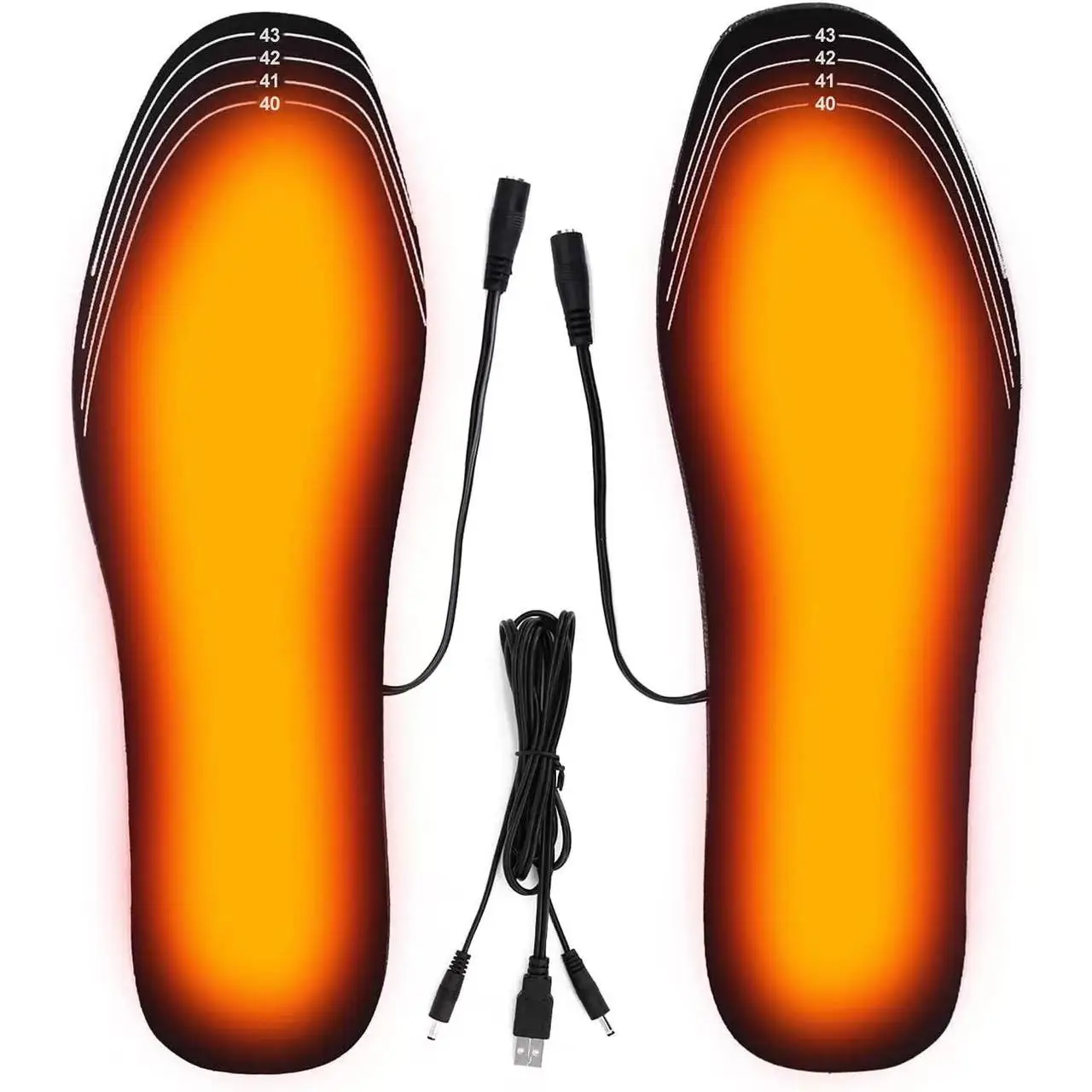 Heating Insoles USB-Rechargeable Trimmable Foot Warmer