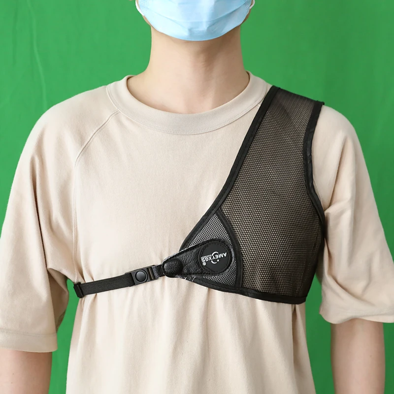 Tiroir à l'arc poitrine garde S M L réglable respirant protection en cuir Durable traditionnel arc classique RH Archer accessoires de chasse  18