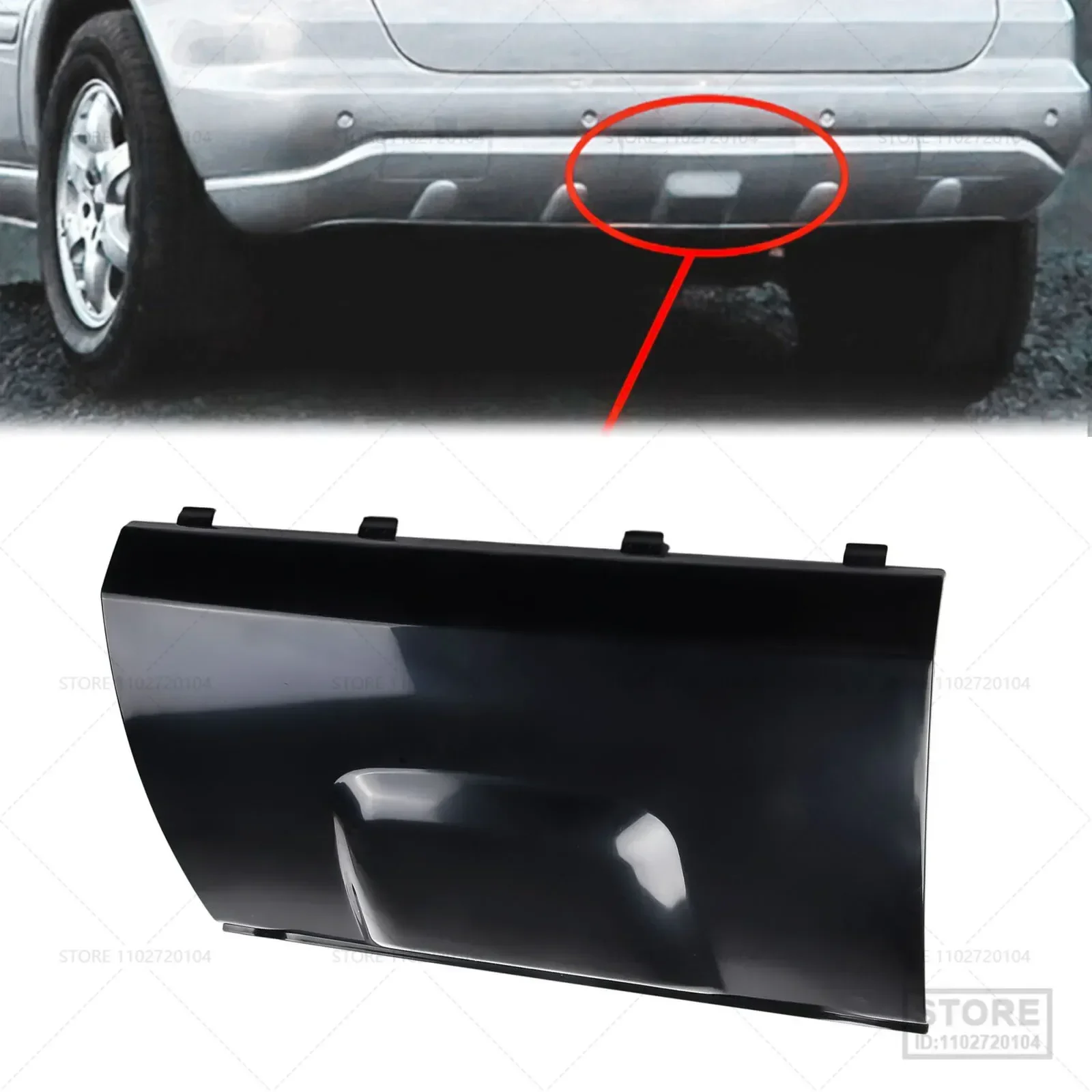 Copertura per Gancio di Traino per Paraurti Posteriore LR015132 per Sport L320 2009-2013 - Tappo Antipolvere con Clip, Protezione Migliorata