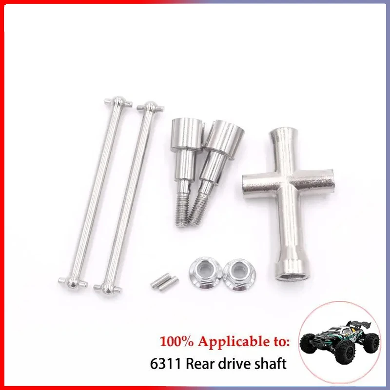 For SCY 16101 16102 16103 1/16 RC Parts Steering Servo Saver Complete Shock Absorber Bracket Shock Absorbers Rear Hub Carrier