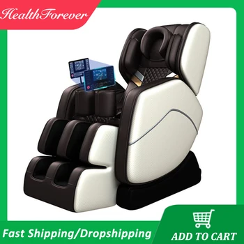 HFR-888B Zero Gravity Smart Electric Recliner Back Relaxing Rocking Portable Black  Brown Massage Chair Three Year Warranty