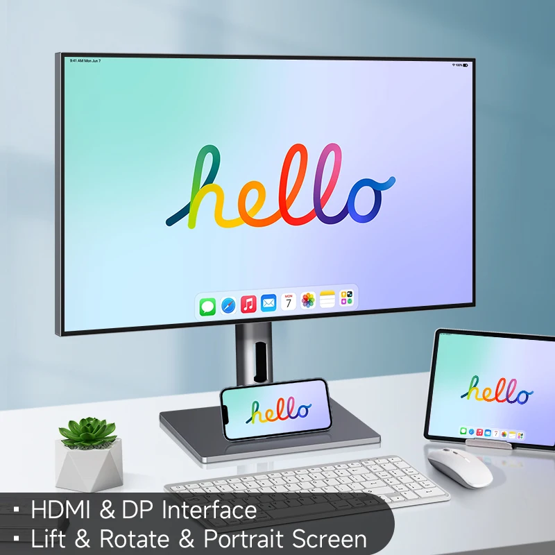 27인치 2K 120Hz 고주사율 IPS 블랙 게이밍 모니터, 2000:1 대비도, 2ms 응답 속도, 시력 보호 기능 탑재