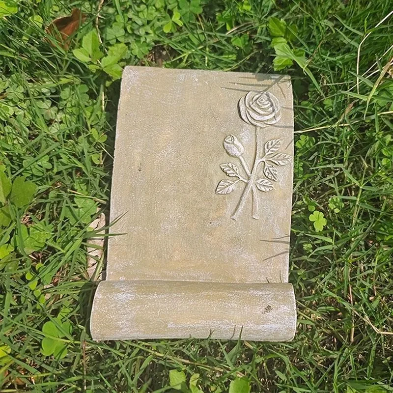 Pet Memorial Stone Dogs Name of Death Personalized Pet Loss Gifts Dog Grave Marker Plaque Tombstone Custom