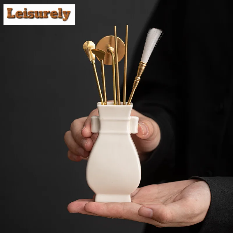 High End Fragrance Seal Gift Box Set Copper Seal Fragrance Complete Incense Path Entry Tool Seal Fragrance Tool Powder Gift box