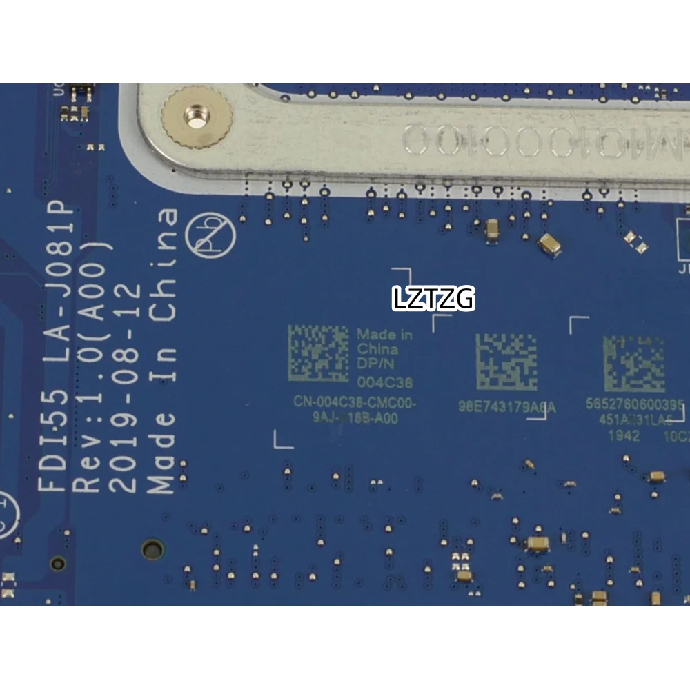 LA-J081P For DELL Inspiron 3493 3593 5593 Motherboard CPU I7