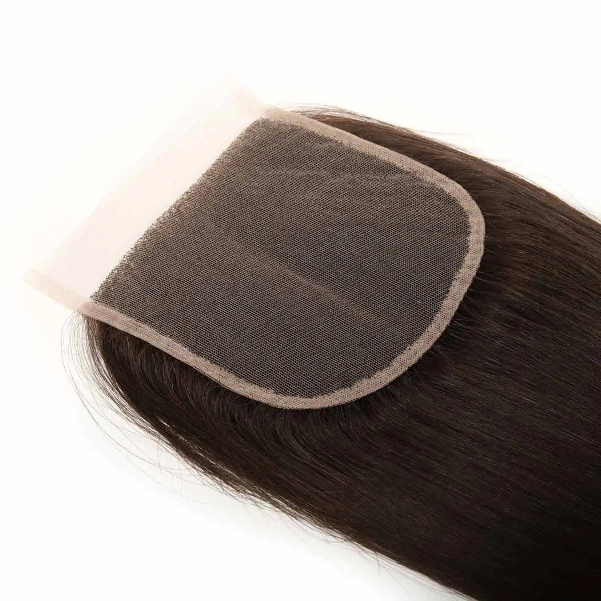 TUW27 Chiusura frontale in pizzo per donne Sistema di integrazione della rete dei capelli umani Soluzioni per la perdita dei capelli Lavoro senza cuciture con chiusure per capelli - immagine 5