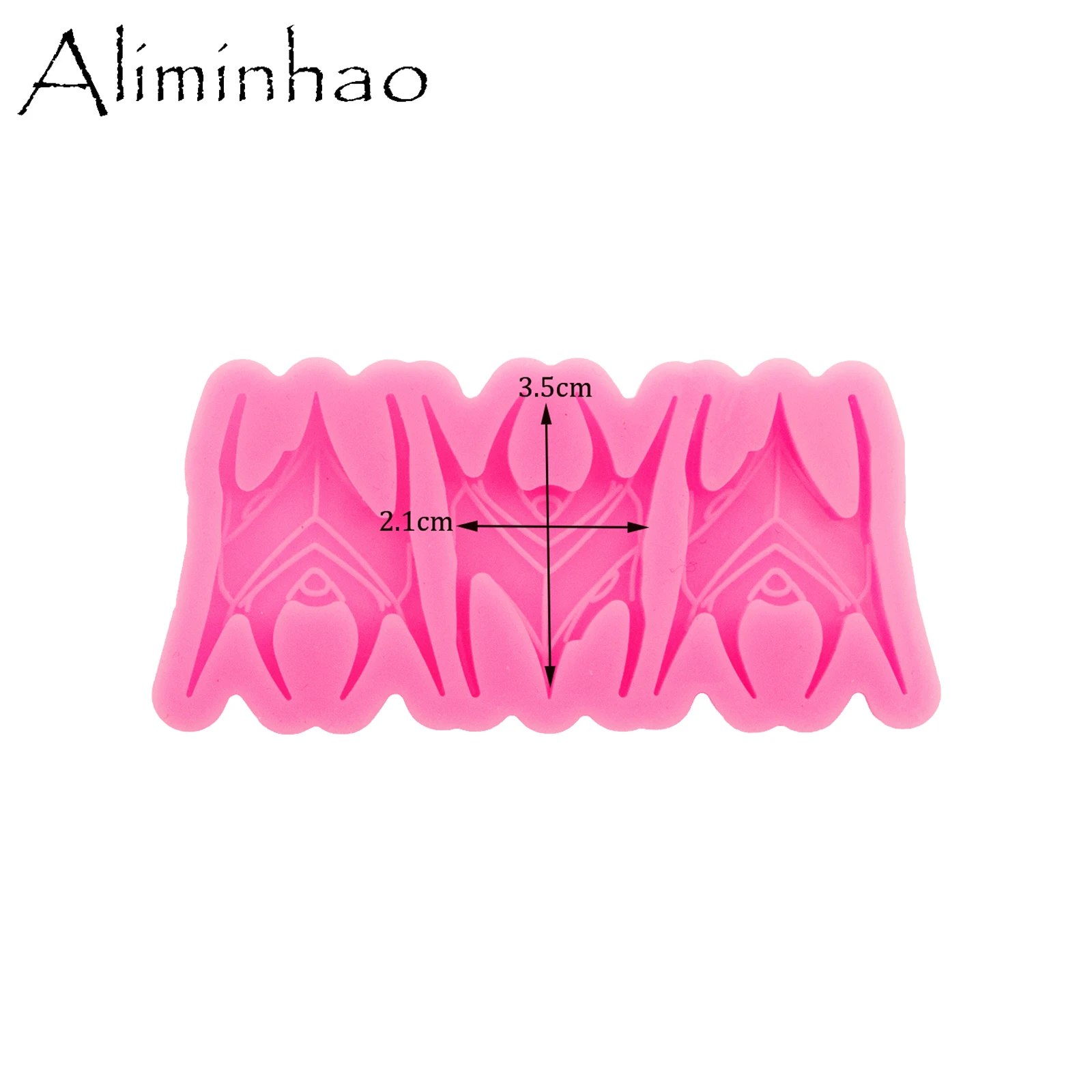 Dy0070 glänzende Anime Alien Schlüssel anhänger Silikon form für Schlüssel bund Anhänger Ton DIY Schmuck Herstellung Epoxidharz Form – Detail 6