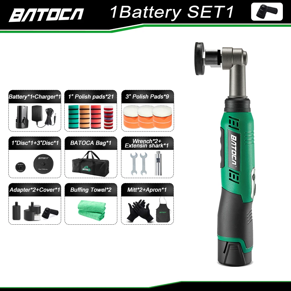 BATOCA S6 コードレスミニカーポリッシャー 12V コードレス