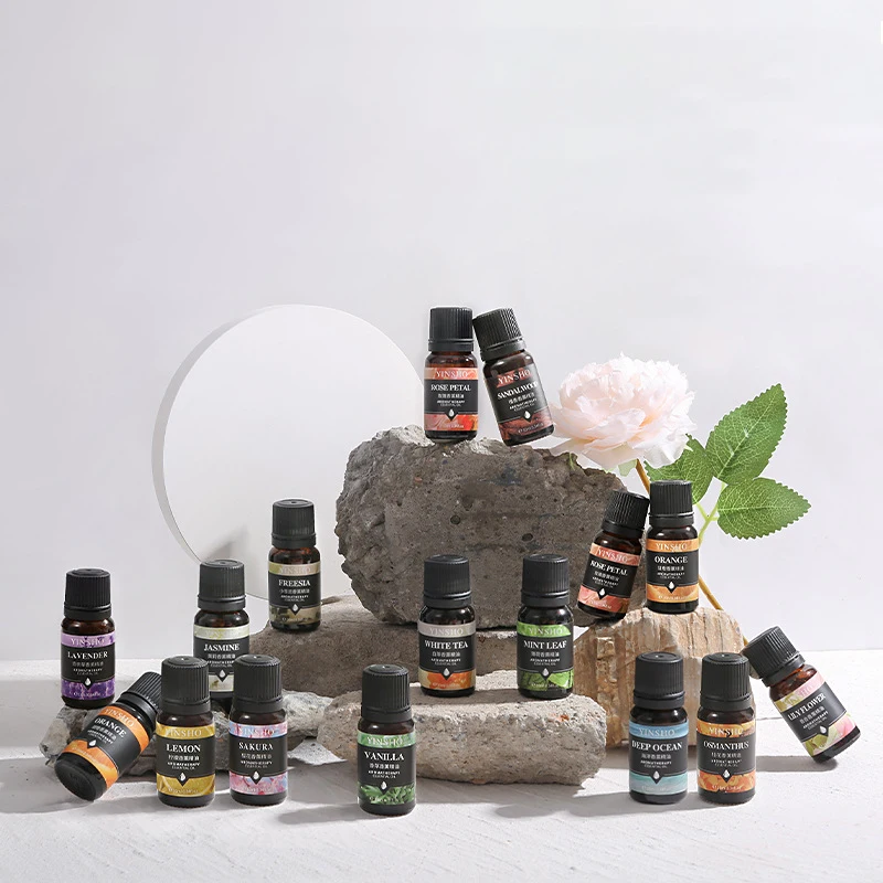 Home Fragrance Products 1PC 10ml Essential Oils Aromatherapy Diffuser Humidifie Hilton Plant Aroma Oil Help Sleep Lavender Home Fragrance Oils