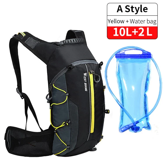 Ultralight Sports Hydration Backpack - 10L Ergonomic Outdoor Cycling & Climbing Bag