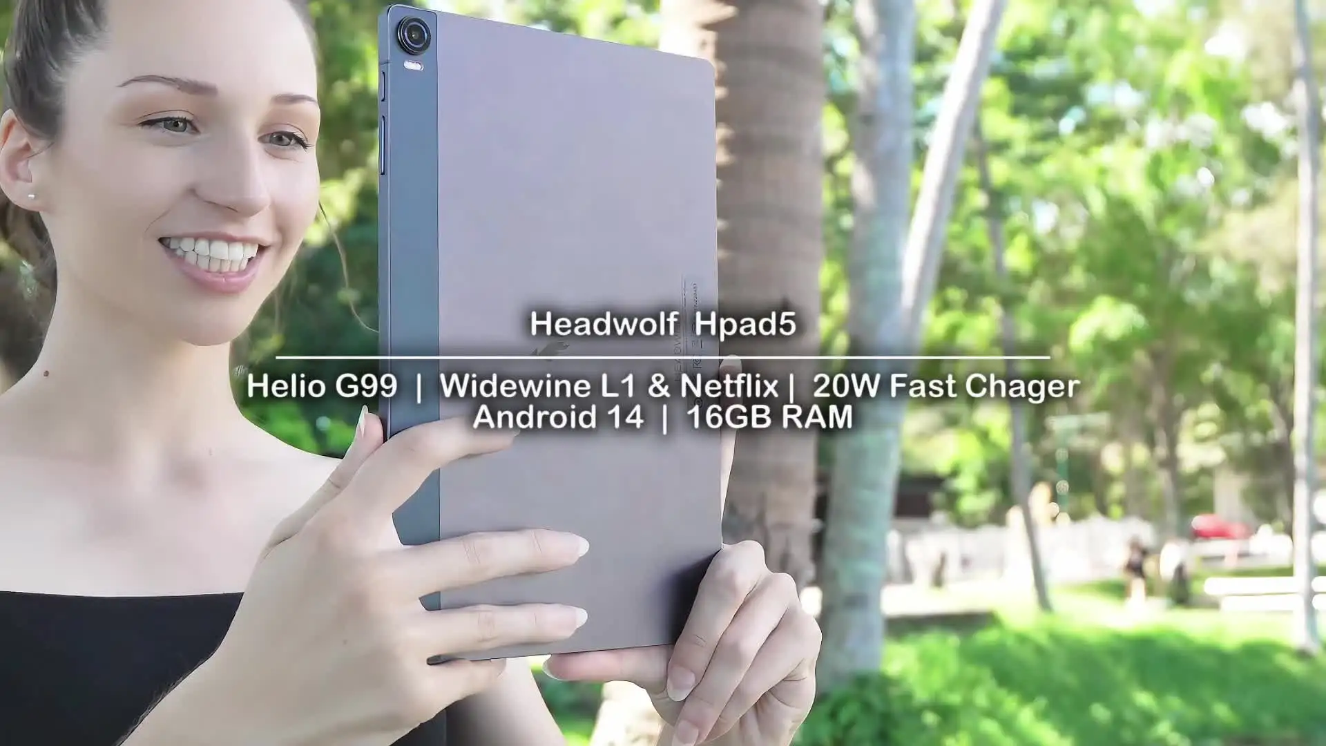 Headwolf HPad 5 Android 14 Tablet 10.5 inch Max 16GB RAM