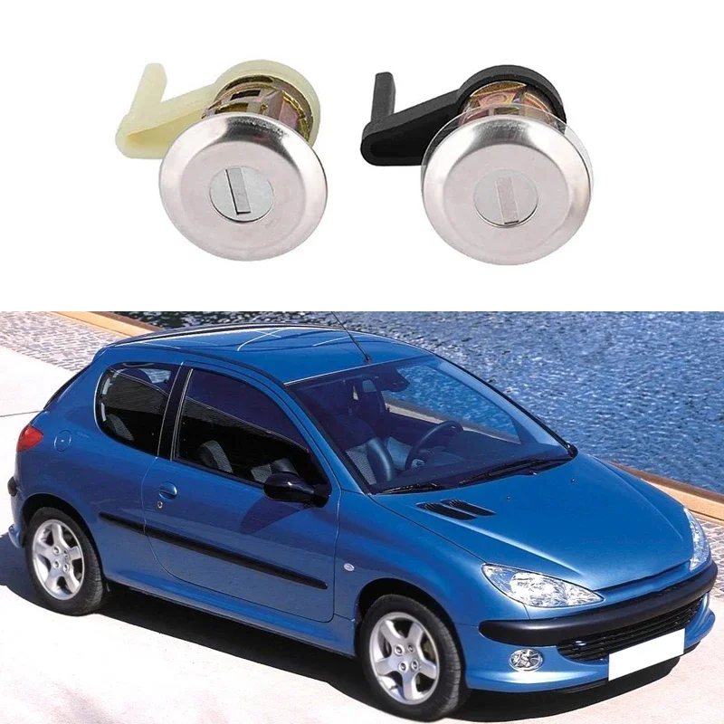 

Набор замков на переднюю ствол автомобиля, с 2 ключами для Peugeot 206, 1998, 1999, 2000, 2001, 2002, 2003, 2004, 2005-2009, черный, серебристый