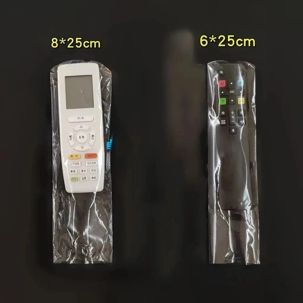Remote Controller Cover Transparent Shrink Film Bag Anti-dust For TV Air Conditioner Remote Control